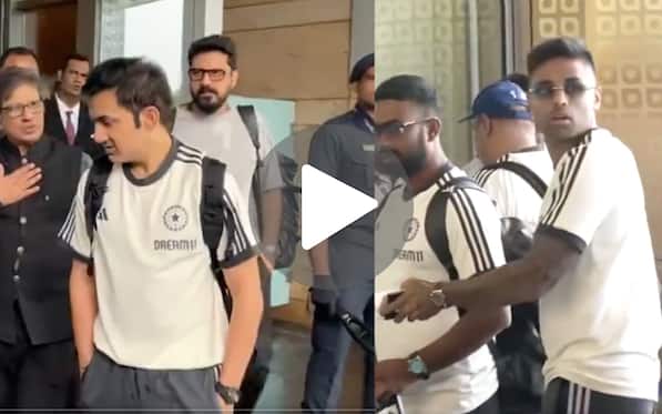 [Watch] Team India Depart For Sri Lanka As Captain SKY Sports A Stylish Look